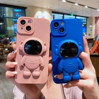 Ôp Điện Thoại Hình Phi Hành Gia Màu Sắc Ngọt Ngào Kèm Giá Đỡ Cho samsung a71 a51 a52 a52s a72 a50 a70 a12 a22 a32 4g 5g Ốp