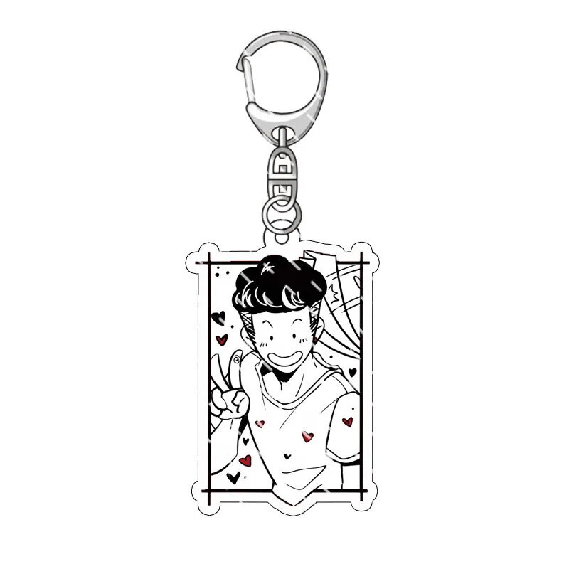 Móc khóa Slam Dunk Keychain Man Sakuragi Hanamichi Rukawa Kaede Porte Clef Phụ kiện trang trí túi xách Balo