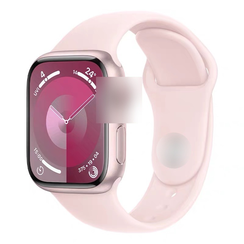 Dây Đeo Đồng Hồ Bằng silicone Cho apple watch ultra2 49mm 44mm 45mm 40mm 41mm 38mm 42mm iwatch series 9 8 7 6 5 4 3 se