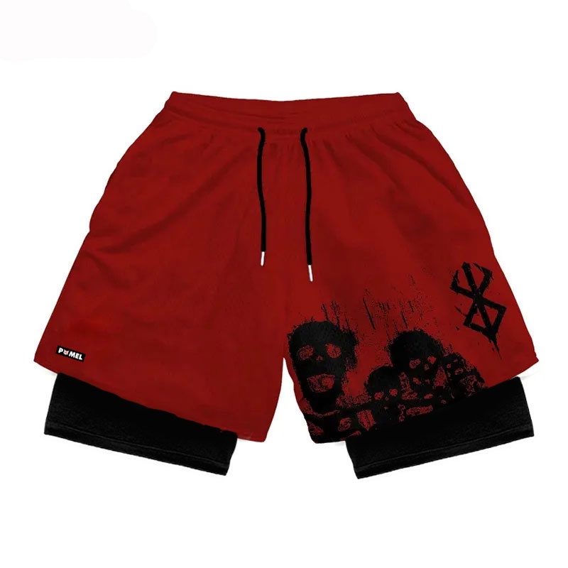 Quần Short Thể Thao 2 Trong 1 in Họa Tiết Biểu Diễn Berlinrk 3d Thời Trang Mùa Hè Cho Nam