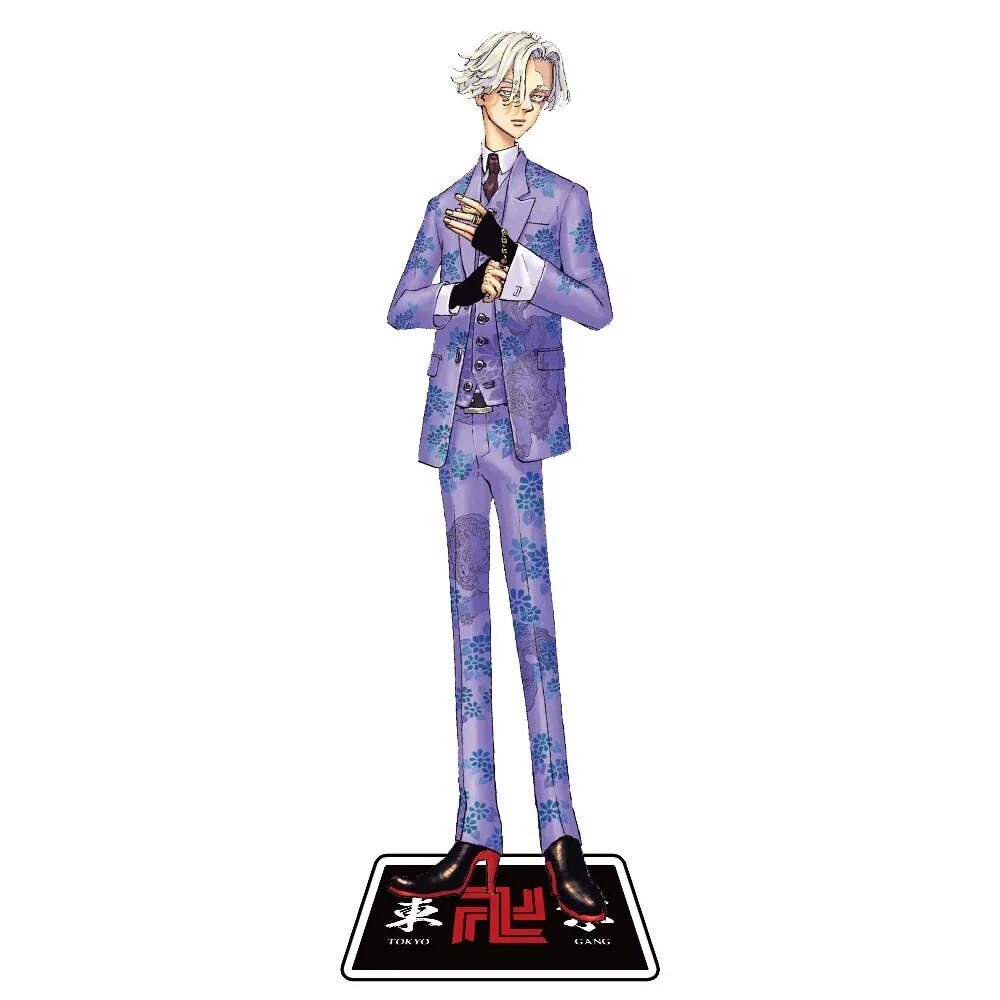 Mô hình Standee Anime Figure Haitani Ran Cosplay Tokyo Revengers 7 Phụ kiện trang trí để bàn góc học tập