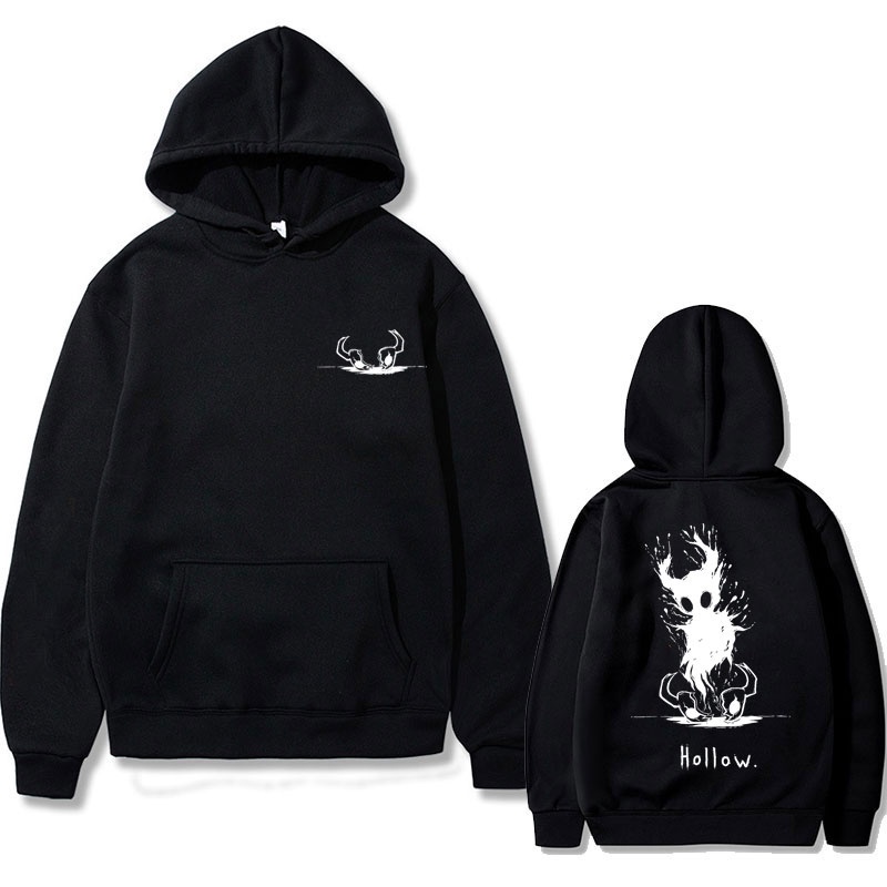 HOT Áo Hoodie Ngoại Cỡ In Họa Tiết Hoạt Hình Void Hollow Knight Thời Trang Đường Phố Cho Nam Và Nữ