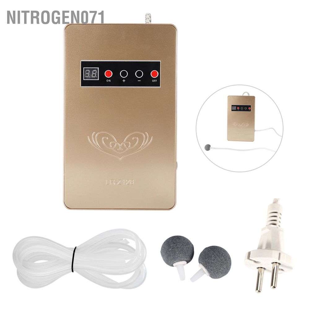 Nitrogen071 50Hz 600 mg/h Máy Tạo Ozone Ozon Nước Gia Đình Thực Phẩm Rau Củ EU Cắm 220V