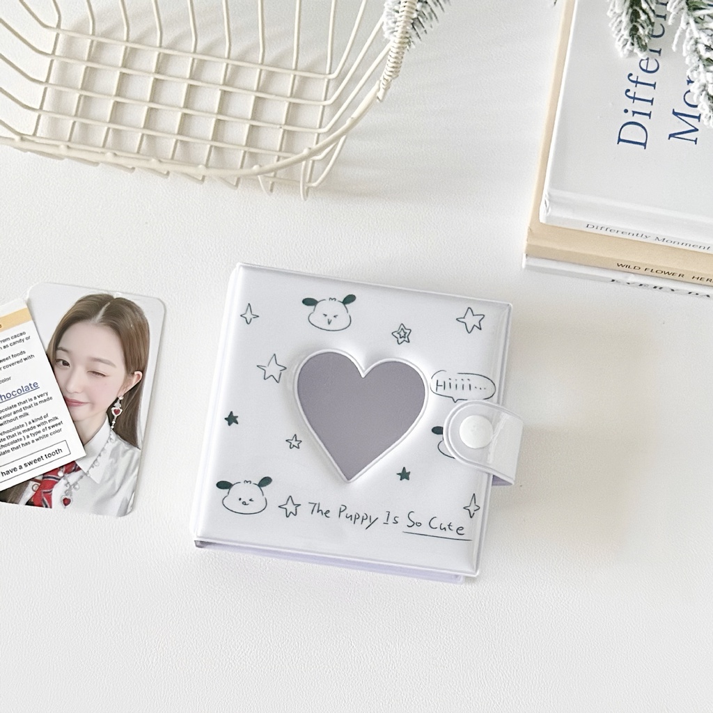 Album Đựng Thẻ idol Ba Lỗ Họa Tiết Chó Mèo Dễ Thương
