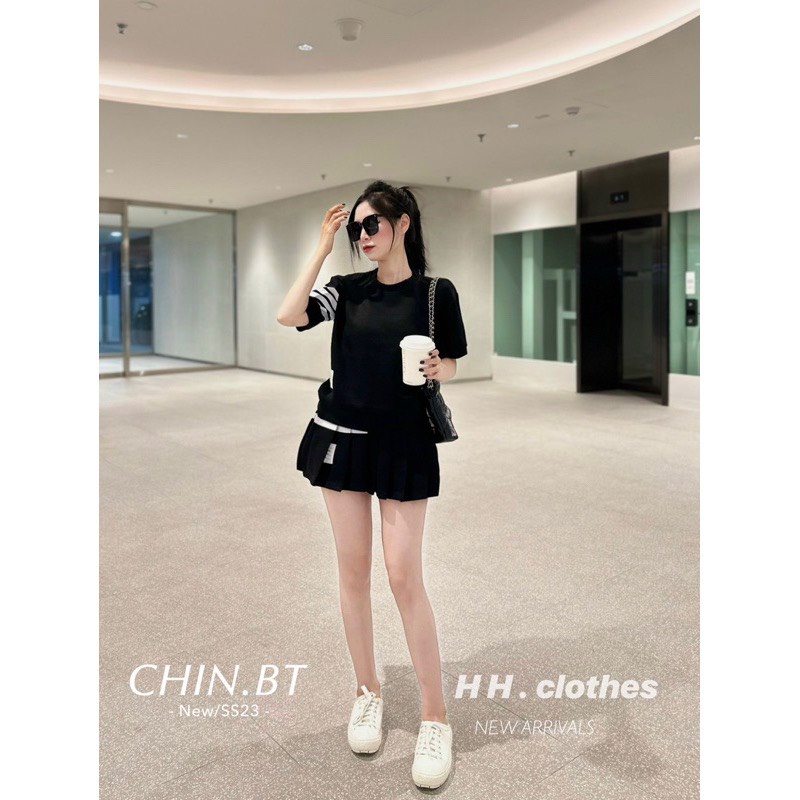 ✨BÁN SỈ✨SET060-  SET BỘ XẾP LI SỌC NGANG 3 MÀU