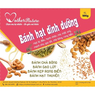 Bánh hạt dinh dưỡng đặc biệt mix 4 vị 500g