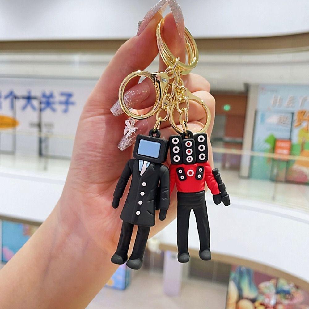 Shanhai Móc Khóa Hình Búp Bê Nam skibidi bop bop skibidi man skibidi Hoạt Hình Sáng Tạo