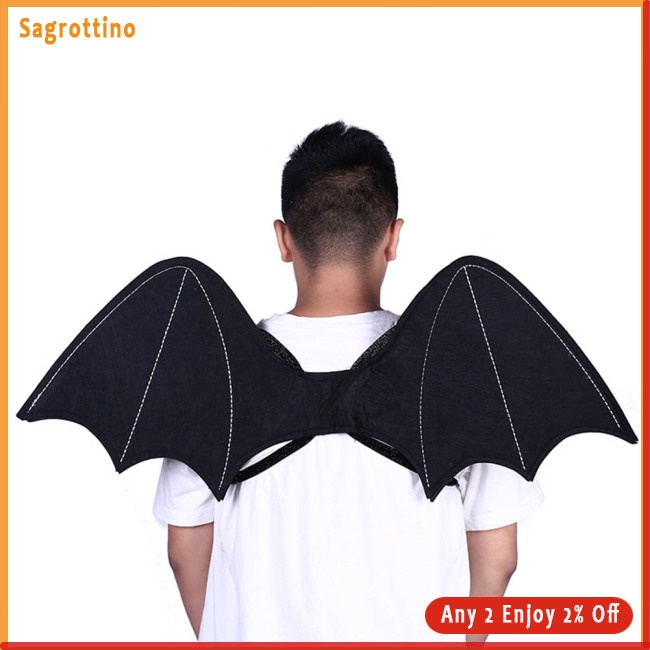 Sag Cánh Dơi Hóa Trang halloween Có Dây Đàn Hồi Cho Bé