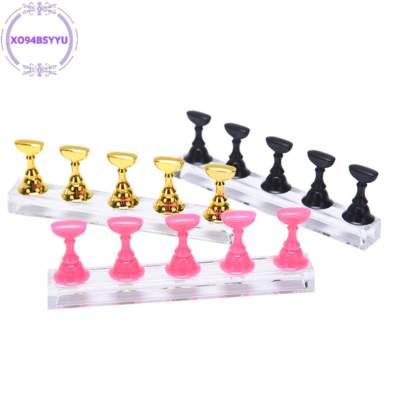 1 Bộ Giá Đỡ Trưng Bày Móng Tay Xo94Bsyu Bằng Nhựa acrylic Pha Lê vn