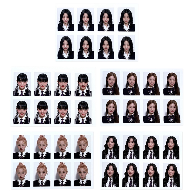 Bộ Sưu Tập Thẻ Hình Các Thành Viên Tự Do Nhóm Nhạc kpop  i-dle school id