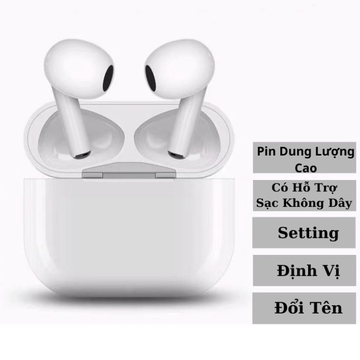 Tai Nghe Bluetooth AIP2 Không Dây Pin Trâu 6h Âm Thanh To Cảm Ứng Chạm Pop Up Kết Nối, HOT