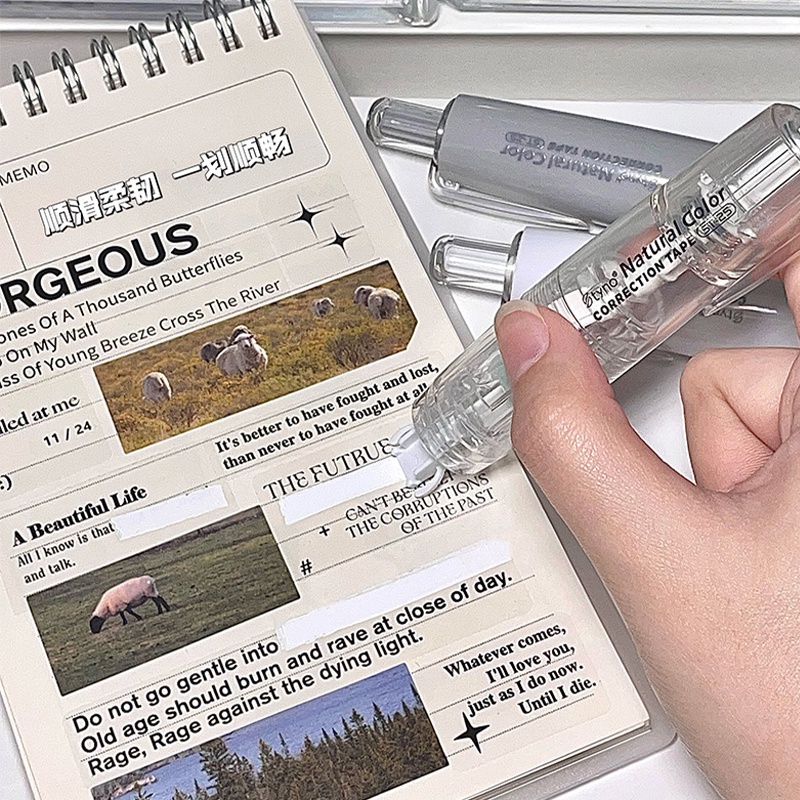 Băng Keo Xóa Lõi Trong Suốt Cỡ Lớn Thay Thế Tiện Dụng Cho Văn Phòng