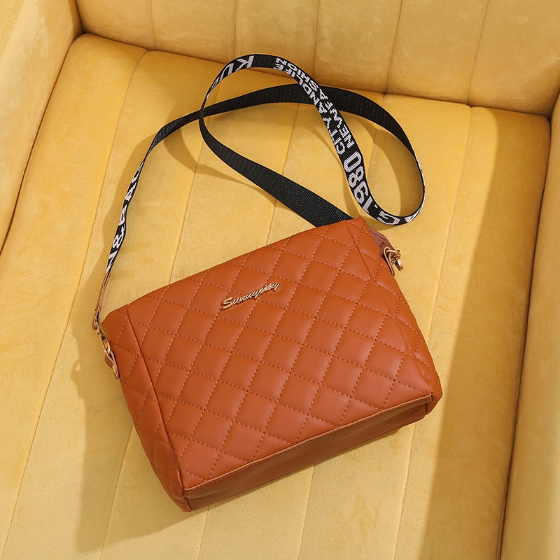 MOUSSON   Túi Xách Đeo Vai Hình Thoi Cỡ Lớn Phong Cách Hàn Quốc Cho Nữ