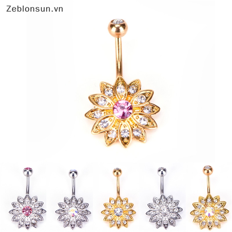 Khuyên Rốn Đính Đá Pha Lê hot