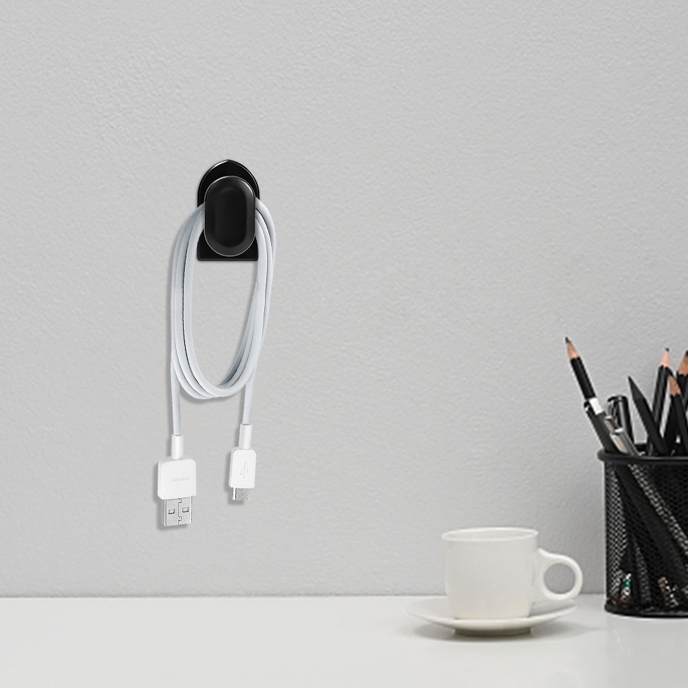 Móc Dán Vô Hình mini / Móc Treo Dây Cáp Tai Nghe usb Tự Dính Tường Đa Ứng Dụng
