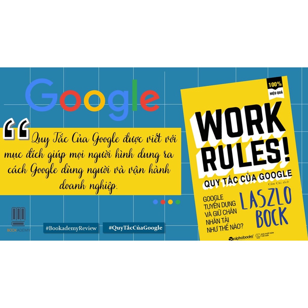 Sách - Quy tắc làm việc của Google