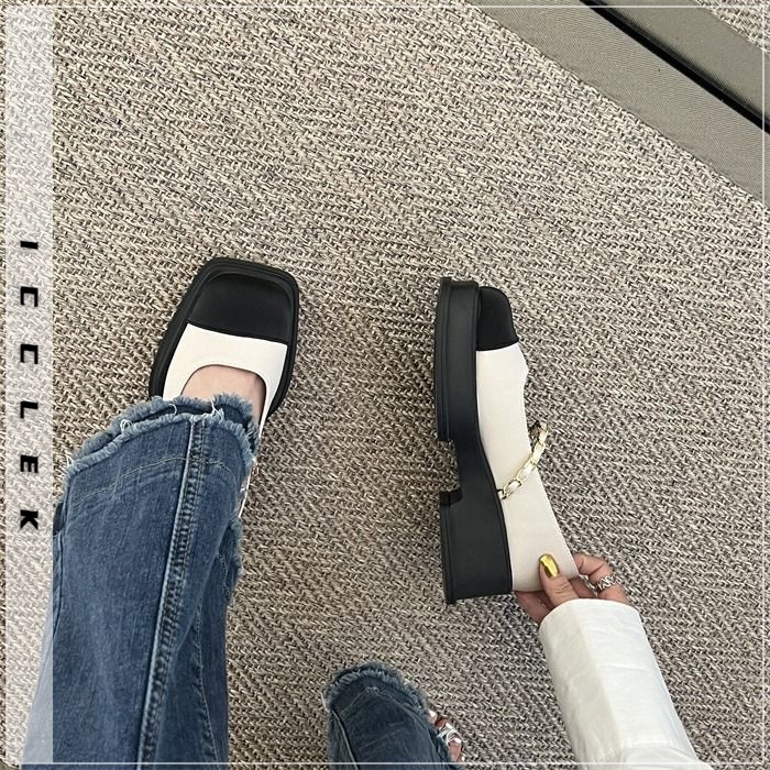 ICCLEK  dép sandal nữ giày sandal nữ dép đế cao đi biển  Êm ái Hợp thời Màu sắc đa dạng Điệu đà FDL2300MPG 41Z231013