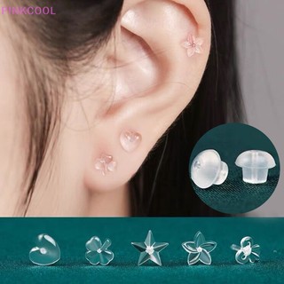 1 cặp bông tai nhựa resin trong suốt hình ngôi sao / trái tim / ngôi sao ngăn dị ứng / cartilage helix