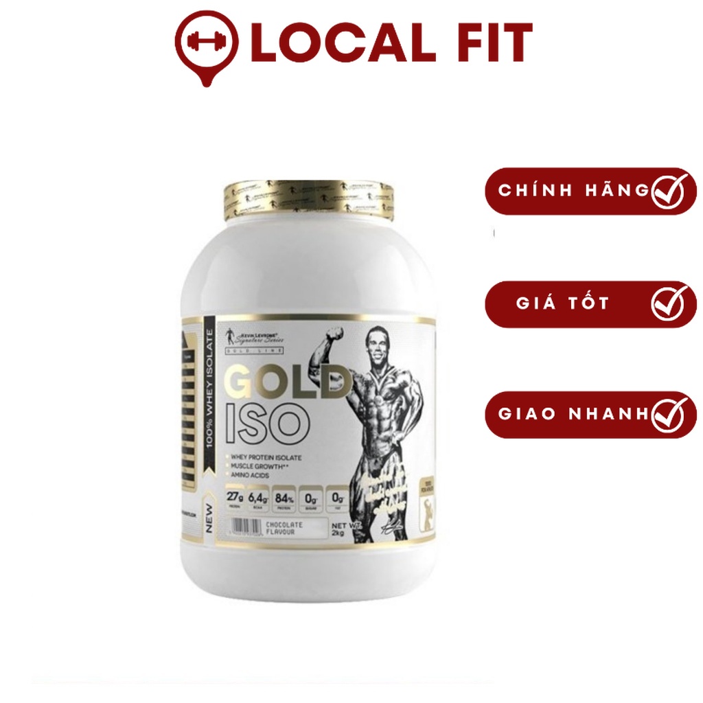 Sữa tăng cơ Kevin Levrone GOLD ISO Pure2 KG  Whey vị ngon dễ hấp thu - LOCAL FIT
