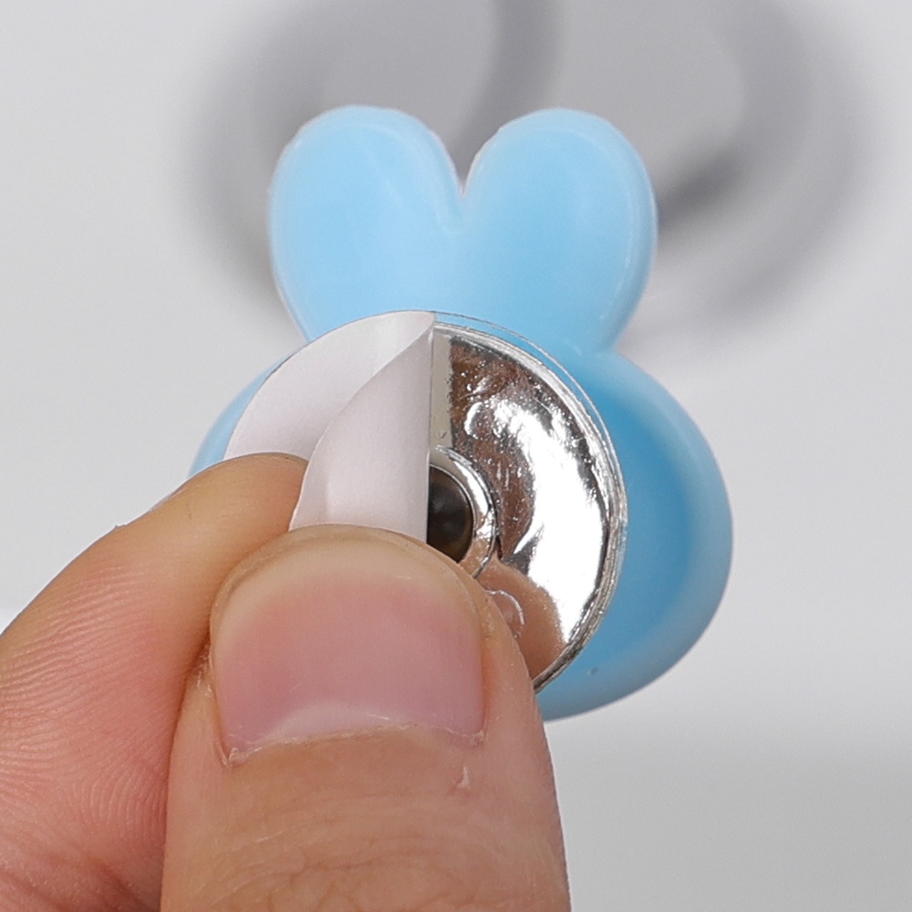 Nút Nhấn Xả Nước Bồn Cầu Hình Thỏ Nhiều Màu Sáng Tạo Trang Trí Nhà Cửa