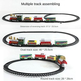 Christmas Train Set - Christmas Tree Train Set Around The Tree - Christmas Train Sets for Under The Tree - Train Set for Christmas Tree