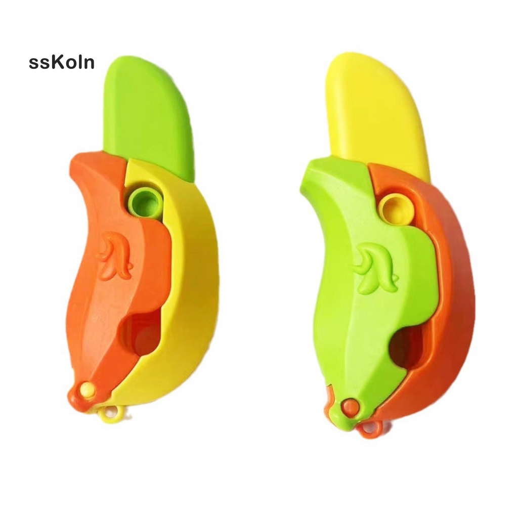 Đồ Chơi Nắn Bóp Đàn Hồi Giảm stress Hình Quả Chuối 3d Nhiều Màu