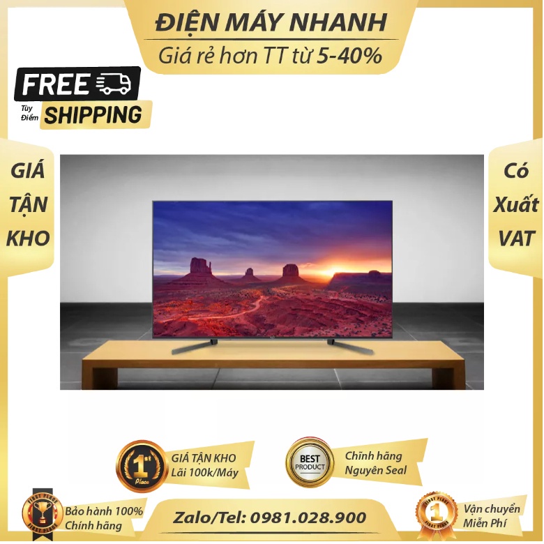 Smart Tivi Sony 55 inch KD-55X9500G, 4K HDR, Android TV Chuẩn HP