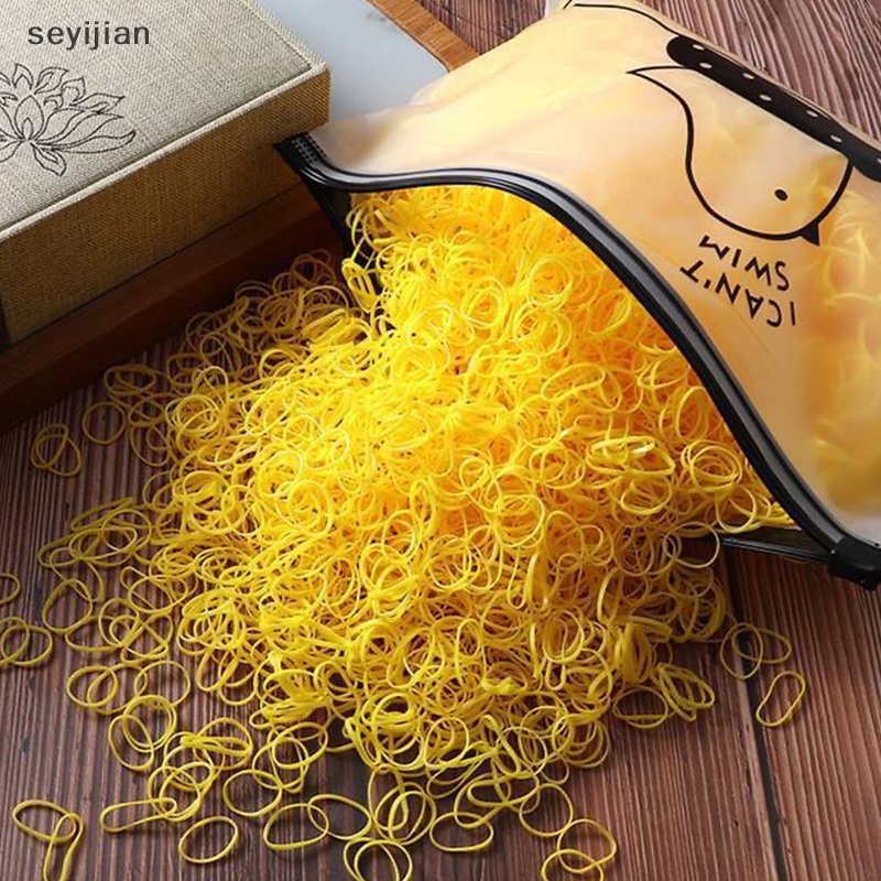 Set 1000 Dây Thun Cột Tóc Nhiều Màu Sắc Dành Cho Bé Gái