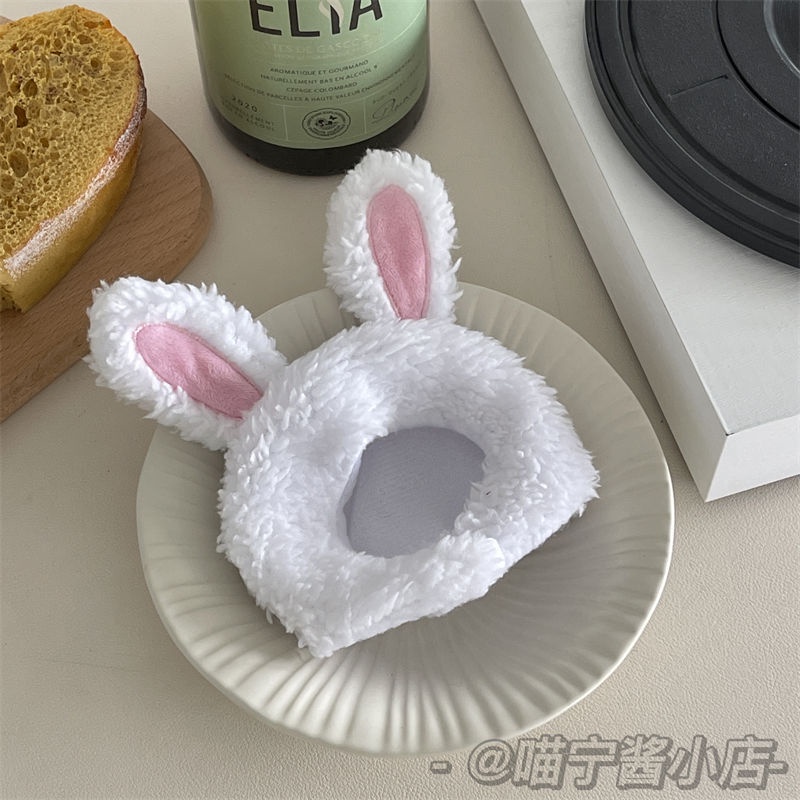 Gp41 Búp Bê Nhồi Bông Đội Đầu Hình Thỏ / Mèo / Hươu Hoạt Hình mini Làm Phụ Kiện Chụp Ảnh halloween