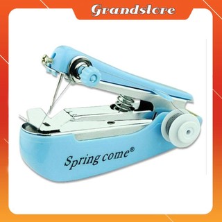 Máy may, máy khâu bấm mini cầm tay nhỏ gọn tiện dụng có hộp đựng