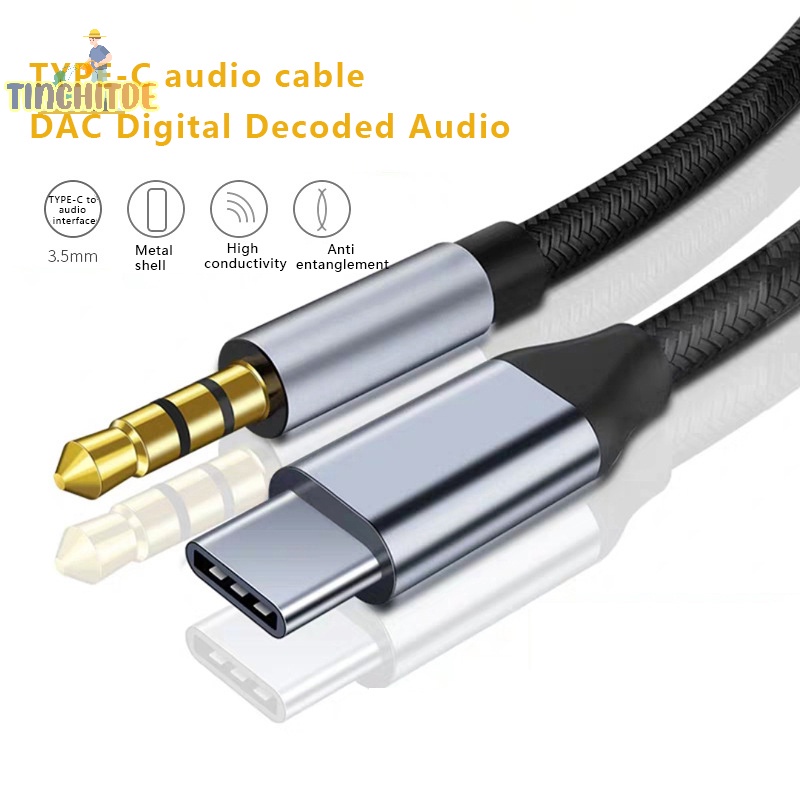 Dây Cáp Kết Nối Âm Thanh Máy Tính / Điện Thoại Di Động Giắc Cắm 3.5mm