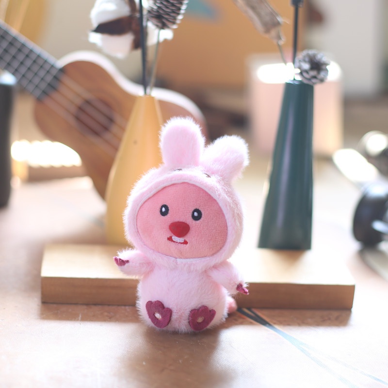 Dễ Thương Móc Khóa Hình Búp Bê Nhồi Bông Đáng Yêu