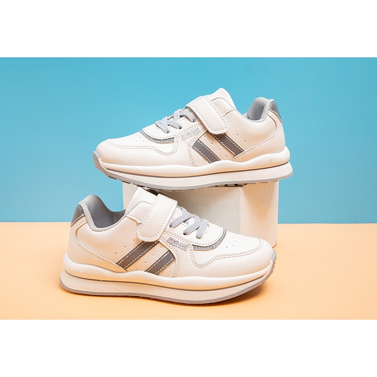 Thời Trang Giày Thể Thao Da Mềm Thoáng Khí Chống Trượt Cho Bé 3-18 Tuổi