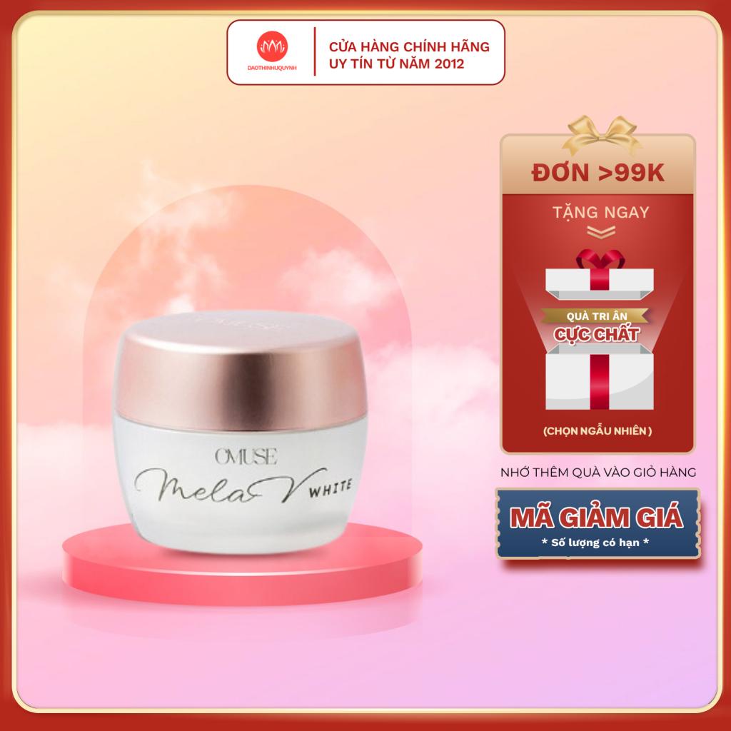Kem dưỡng đêm mờ nám và tàn nhang OMUSE MelaV Cream 50g