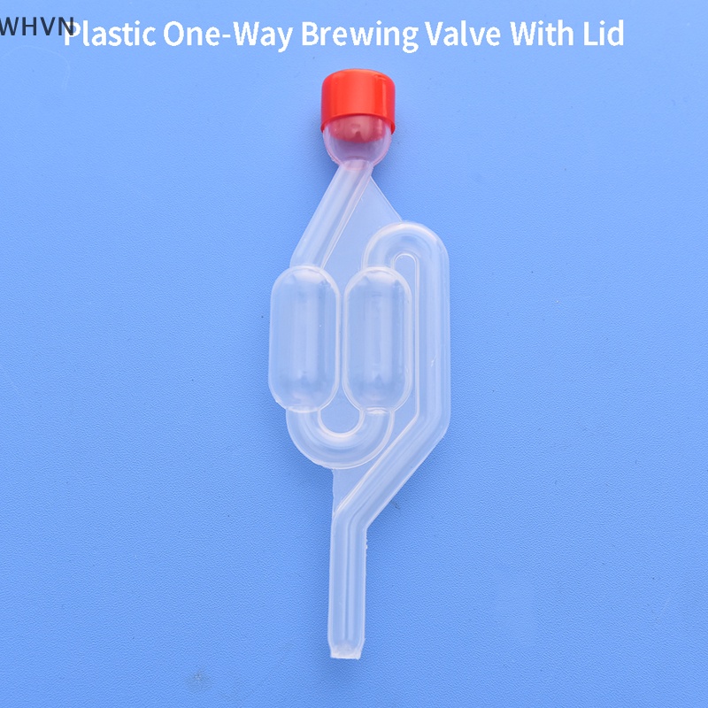 Whvn rượu lên men airlock Van nhựa một chiều xả con dấu bia công cụ sản xuất bia nóng