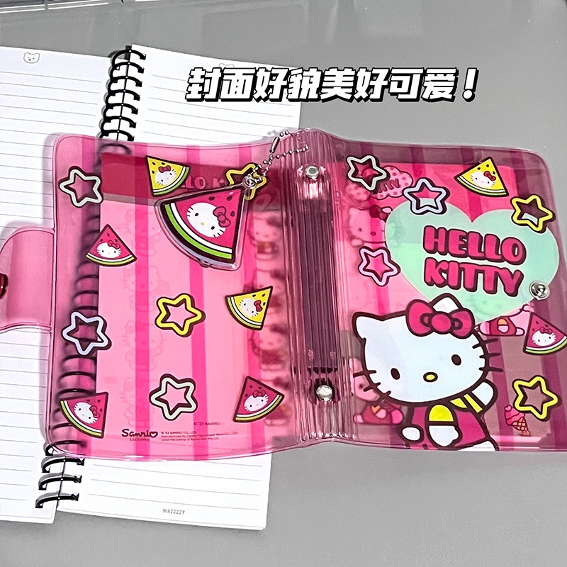 Steve Ốp Điện Thoại pu Trong Suốt Họa Tiết Hello Kitty Dễ Thương Cho Học Sinh b6