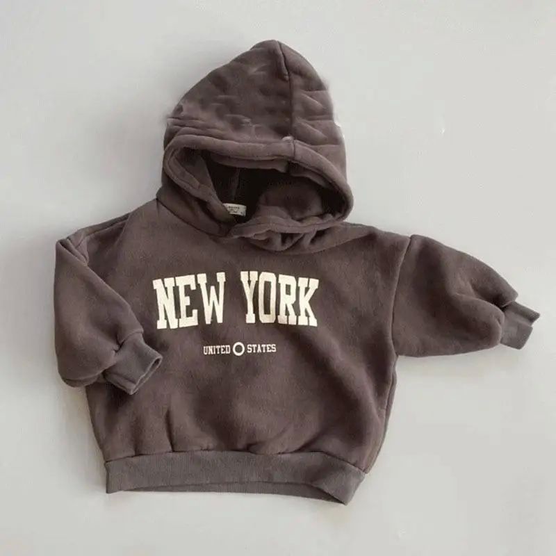 Áo hoodie In Chữ Thời Trang Mùa Thu Dành Cho Bé 0-2 Tuổi