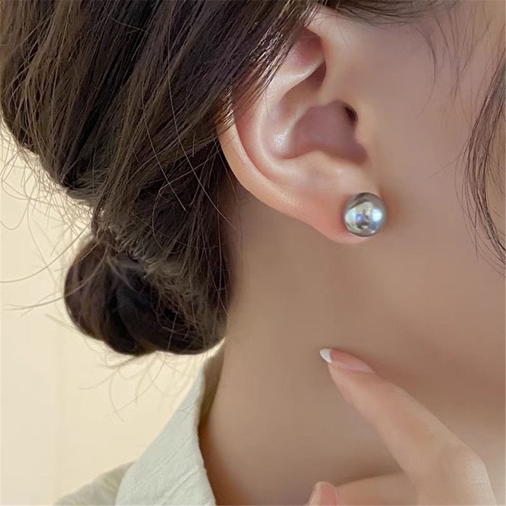 Bông Tai Bạc Hình Trái Tim Đơn Giản Thời Trang Mới 2023 Dành Cho Nữ