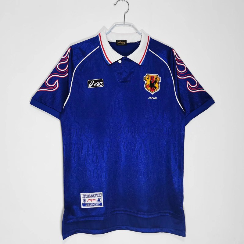 Áo Bóng Đá Tay Ngắn Nhanh Khô Phong Cách vintage Nhật Bản 1998 Size s-Xl Cho Nam