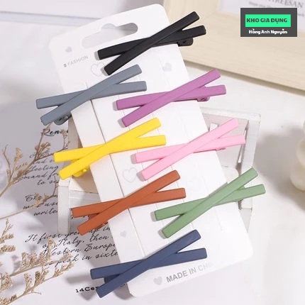 Kẹp cố định làm tóc chữ X, cố định tóc mái trang điểm, làm tóc phong cách hàn cho phái đẹp
