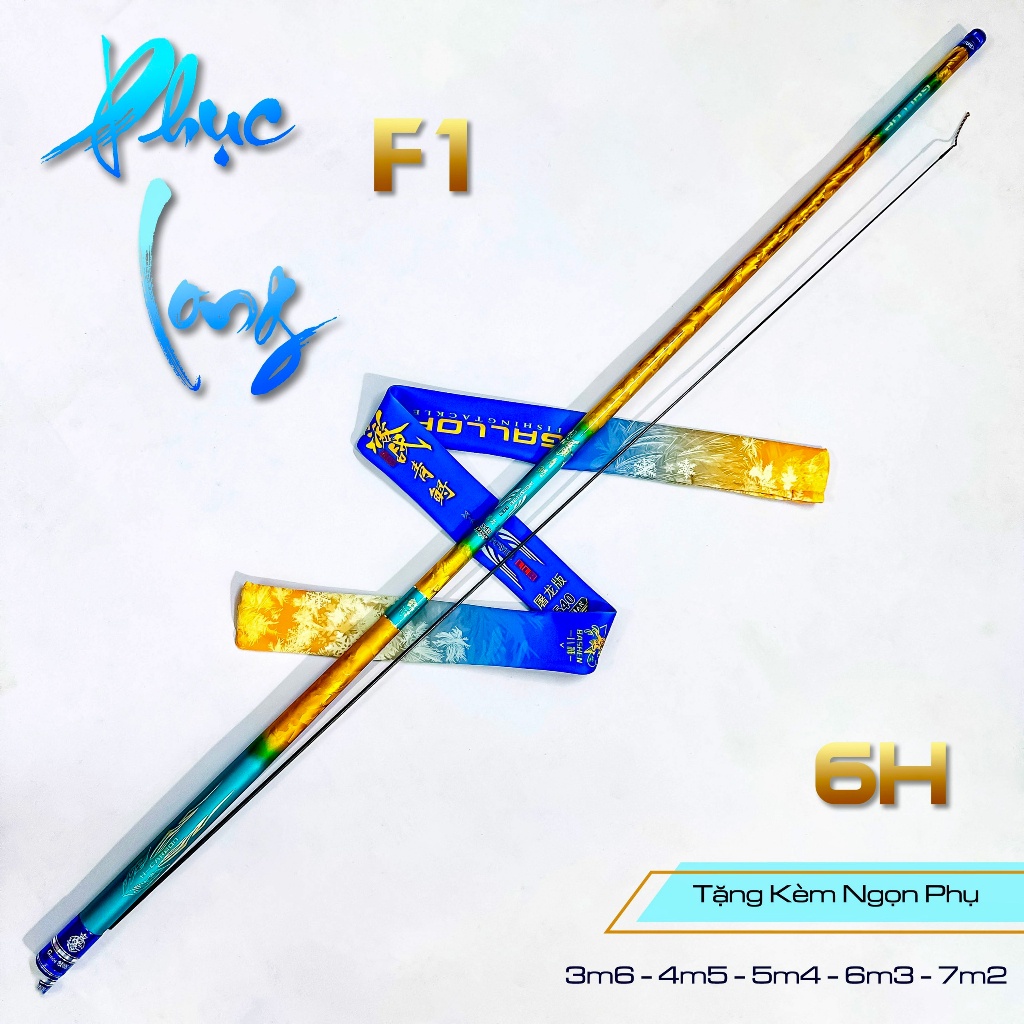 Cần câu tay Phục Long F1 chuyên câu đơn câu đài. Cần câu tay giá rẻ tặng kèm