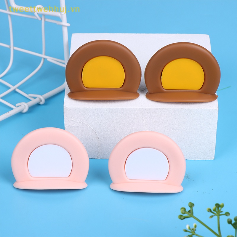 1 Cặp Miếng Dán Trang Trí Mũ Bảo Hiểm Hình Tai Gấu Đáng Yêu vn