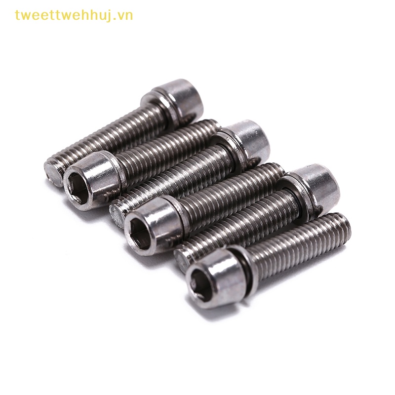 Set 6 Ốc Vít Gắn Cốt Yên Xe Đạp m5 * 20mm vn