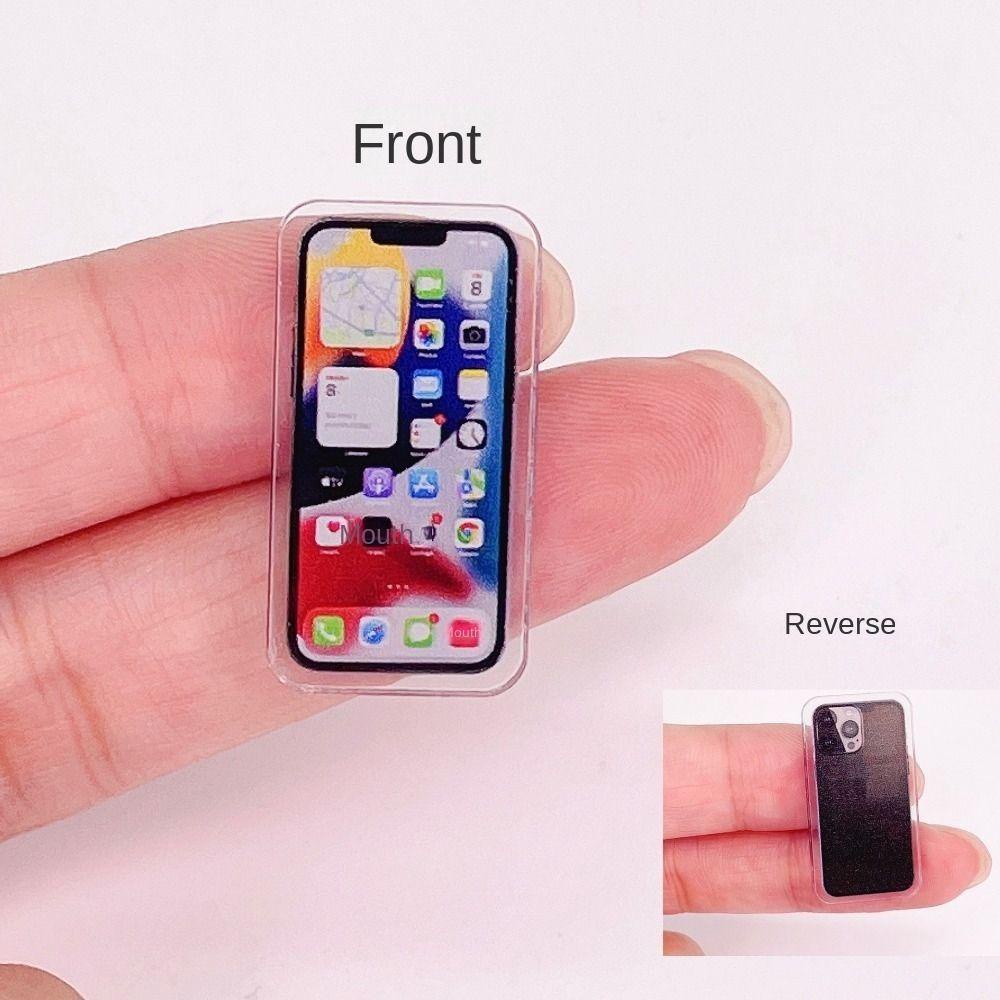 Mô Hình Điện Thoại Di Động Mini bjd 1: 12 Dễ Thương Trang Trí Nhà Búp Bê 1: 12