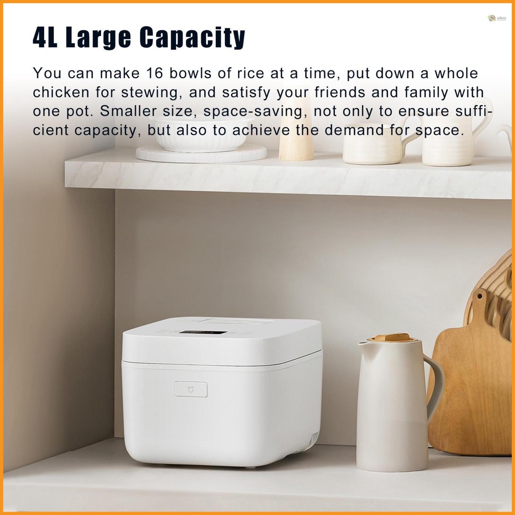 Xiaomi Mijia Rice Cooker 4L Large Capacity 860W Electric Cooker Non-stick Pot Quick Cook