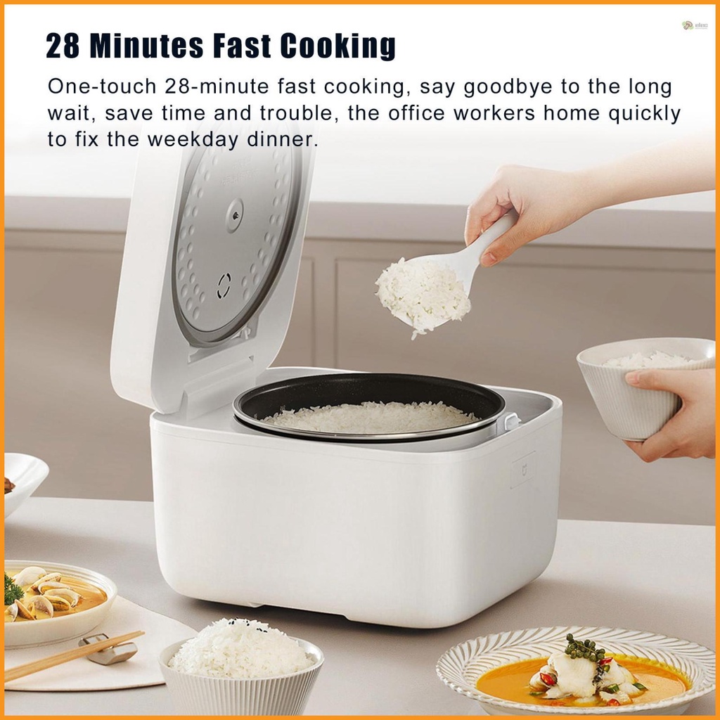 Xiaomi Mijia Rice Cooker 4L Large Capacity 860W Electric Cooker Non-stick Pot Quick Cook