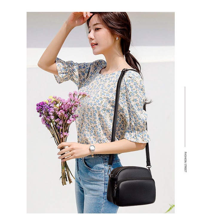 Túi Da Bò Thật Đeo Chéo Thời Trang Cho Nữ