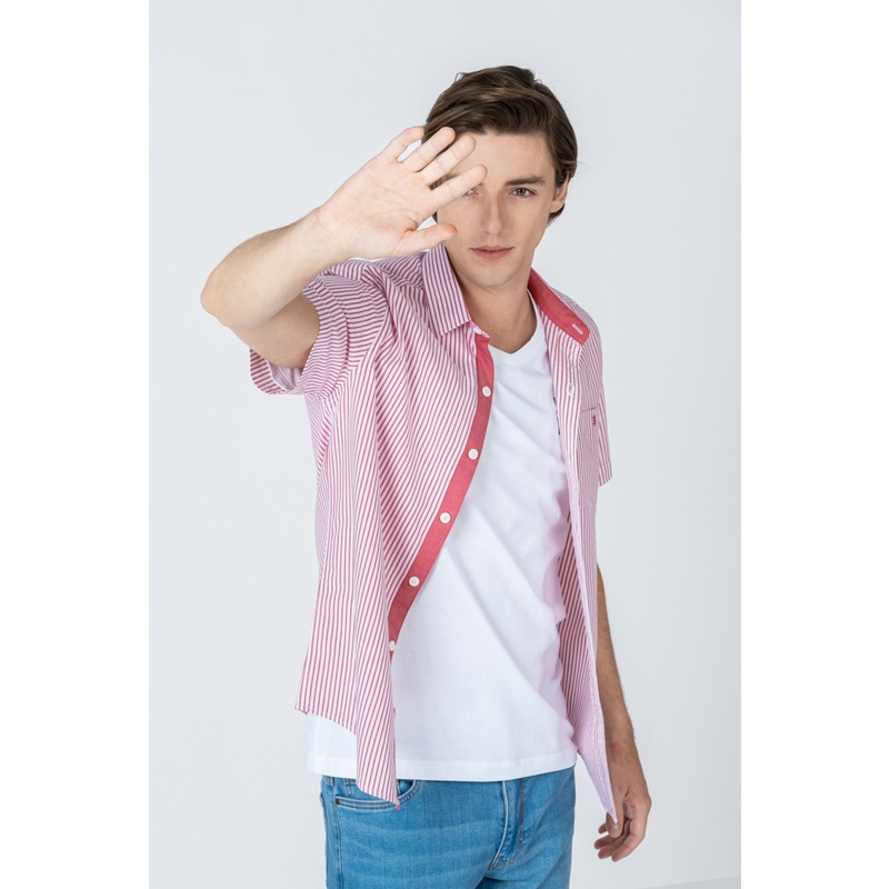 Áo Sơ Mi Nam Tay Ngắn Thời Trang , thời thượng, lịch lãm, chỉn chu John Henry - WS23SS02C-SC