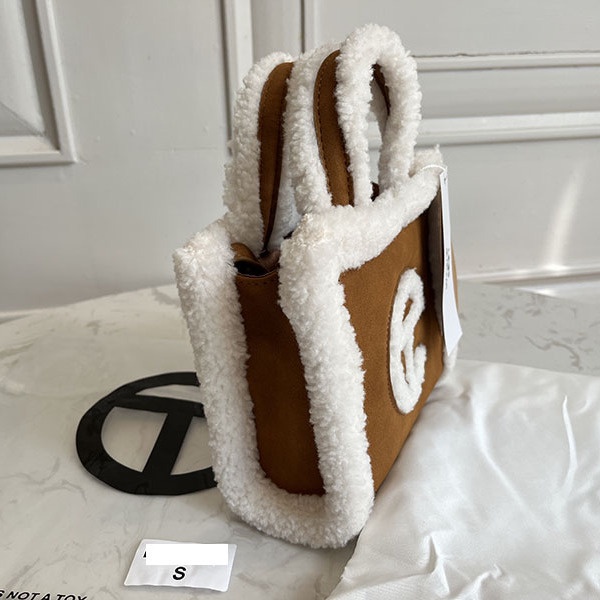 Túi Đeo Chéo Bằng Len Lông Cừu Hình Vuông Nhỏ Nhắn Phong Cách xiaohongshu Hợp Mùa Thu Đông Mới