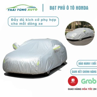 Bạt phủ ô tô Honda City Civic Brio Accord CR-V BR-V HR-V 4 5 7 chỗ chống nóng nắng mưa